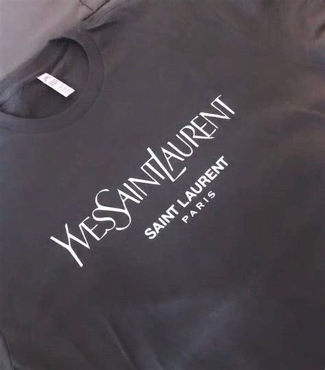 ysl grey t shirt womens